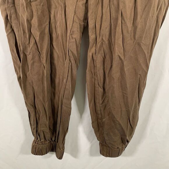 Banana Republic Jogger Pants Womens Small Brown Pull On Elastic Waist Drawstring - Picture 2 of 9